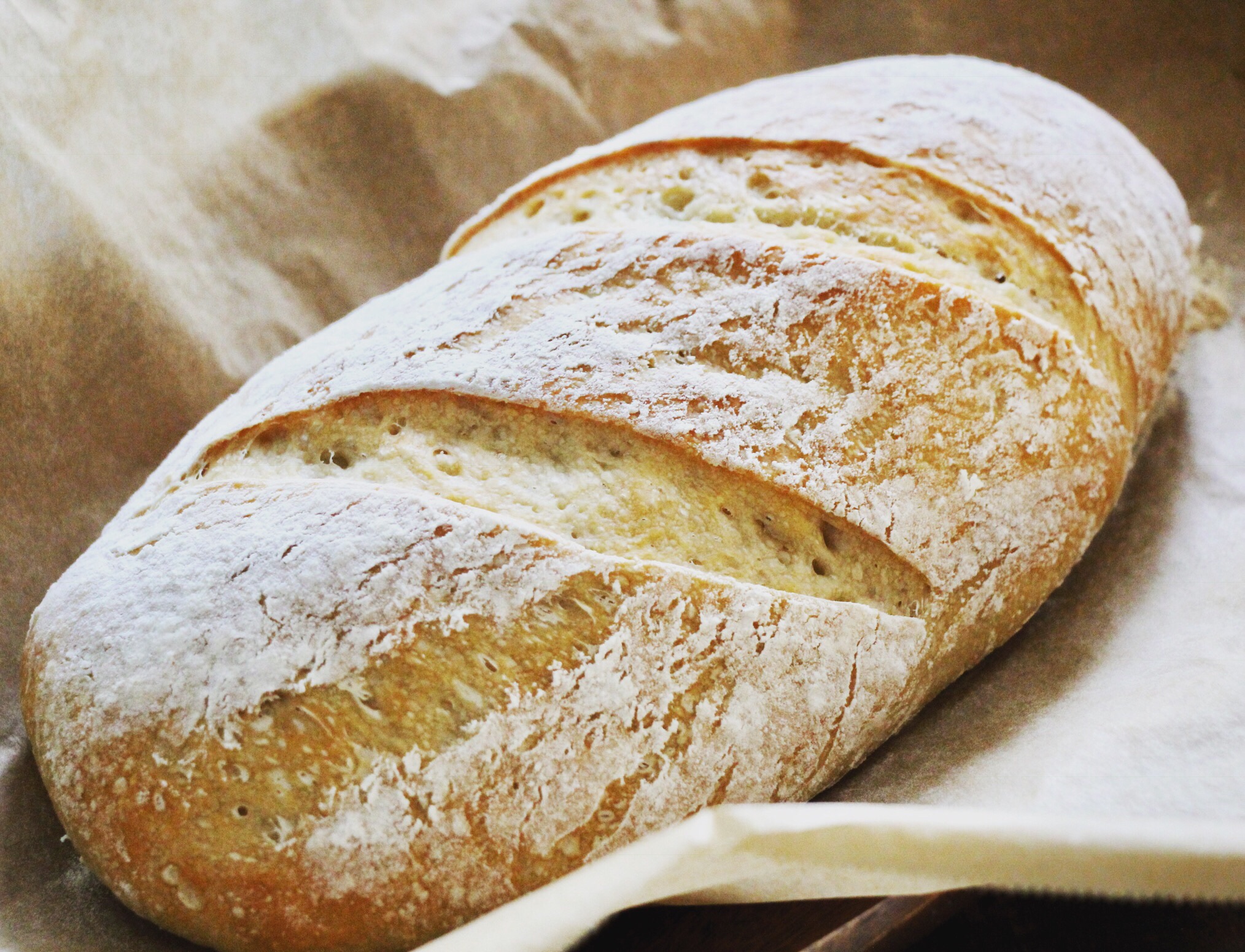 bread crusty kitchen